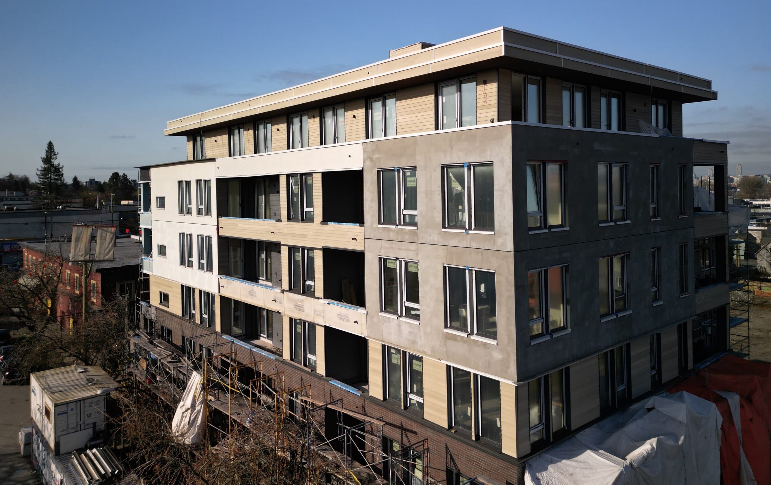 Garibaldi Highlands Elementary, Squamish, BC. Siding, Stucco by MV Construction