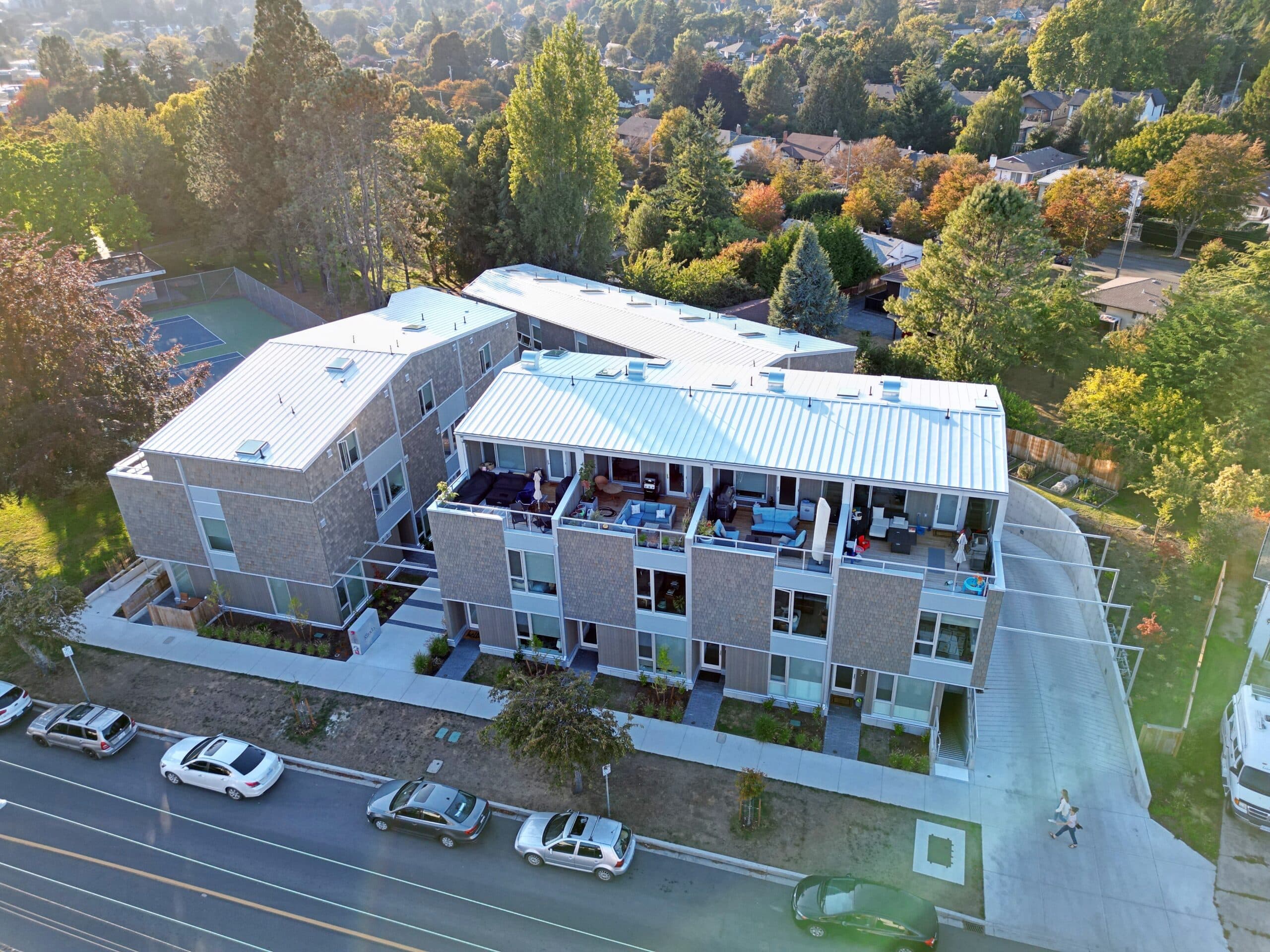 The Saint George, North Vancouver, BC. Siding by MV Construction