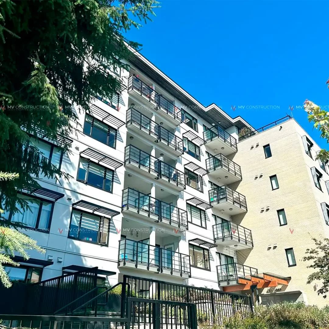 The Saint George, North Vancouver, BC. Siding by MV Construction