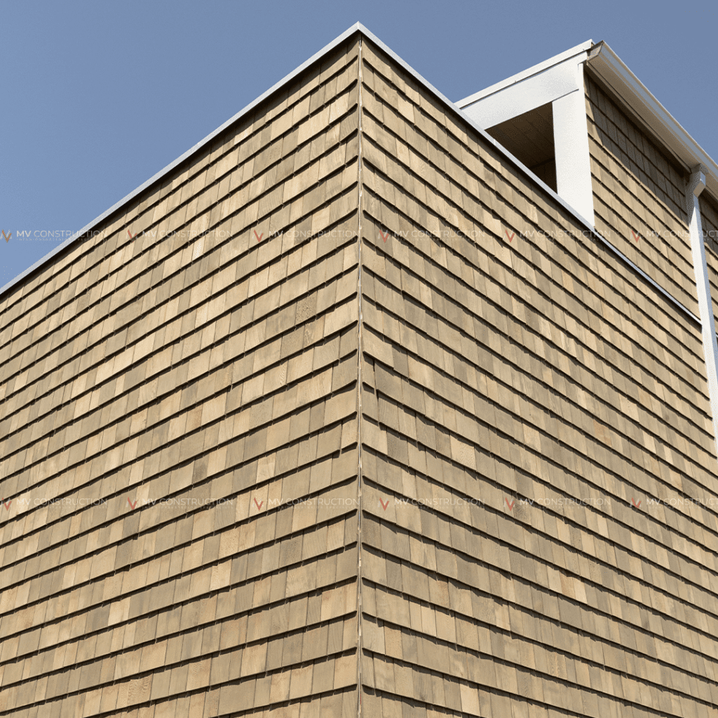 Exterior renovation. Wood Siding